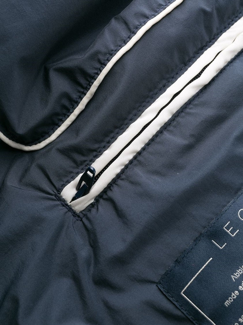 Herno Woven Puffer Jacket With Feather Insulation
