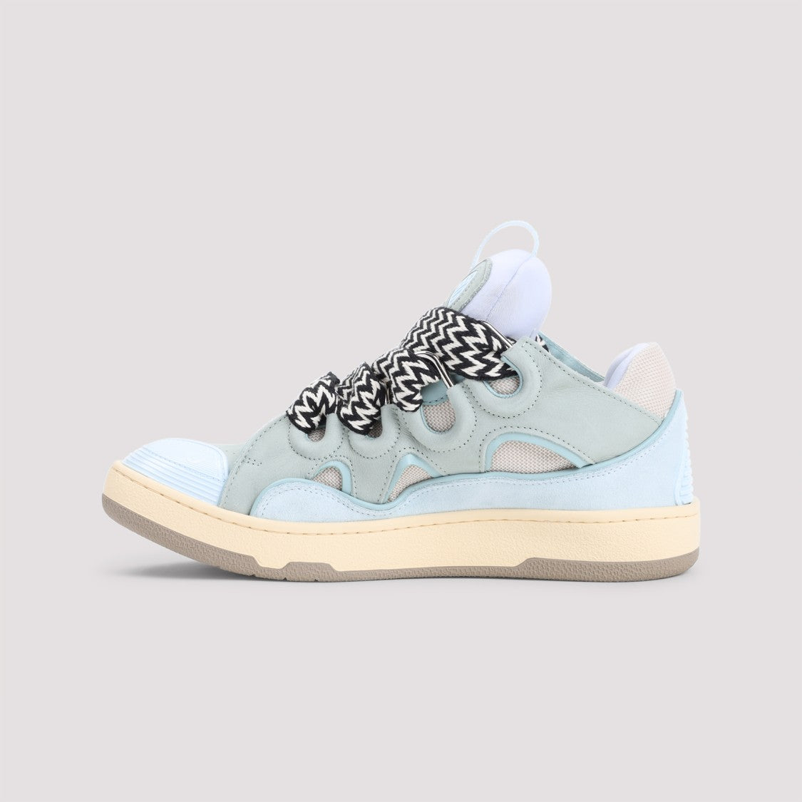Lanvin Leather Sneakers With Textured Design