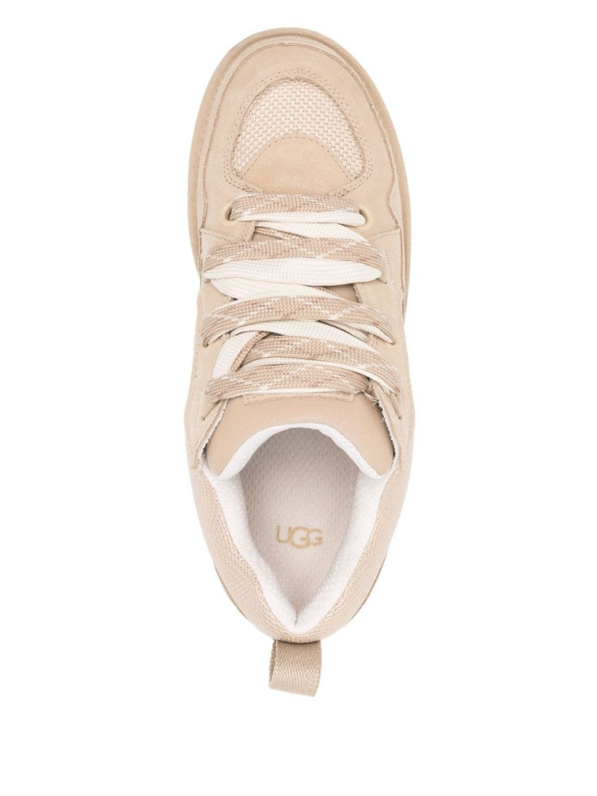 Ugg Beige Ankle Boots With Suede