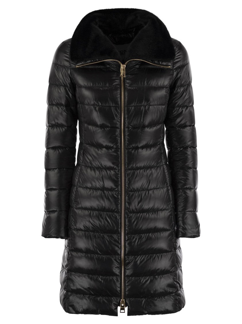 Herno Elisa - Long Down Jacket In Ultralight Nylon