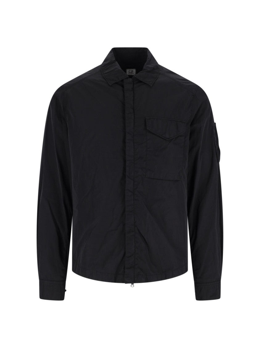 C.P. Company Logo Shirt Jacket – Green