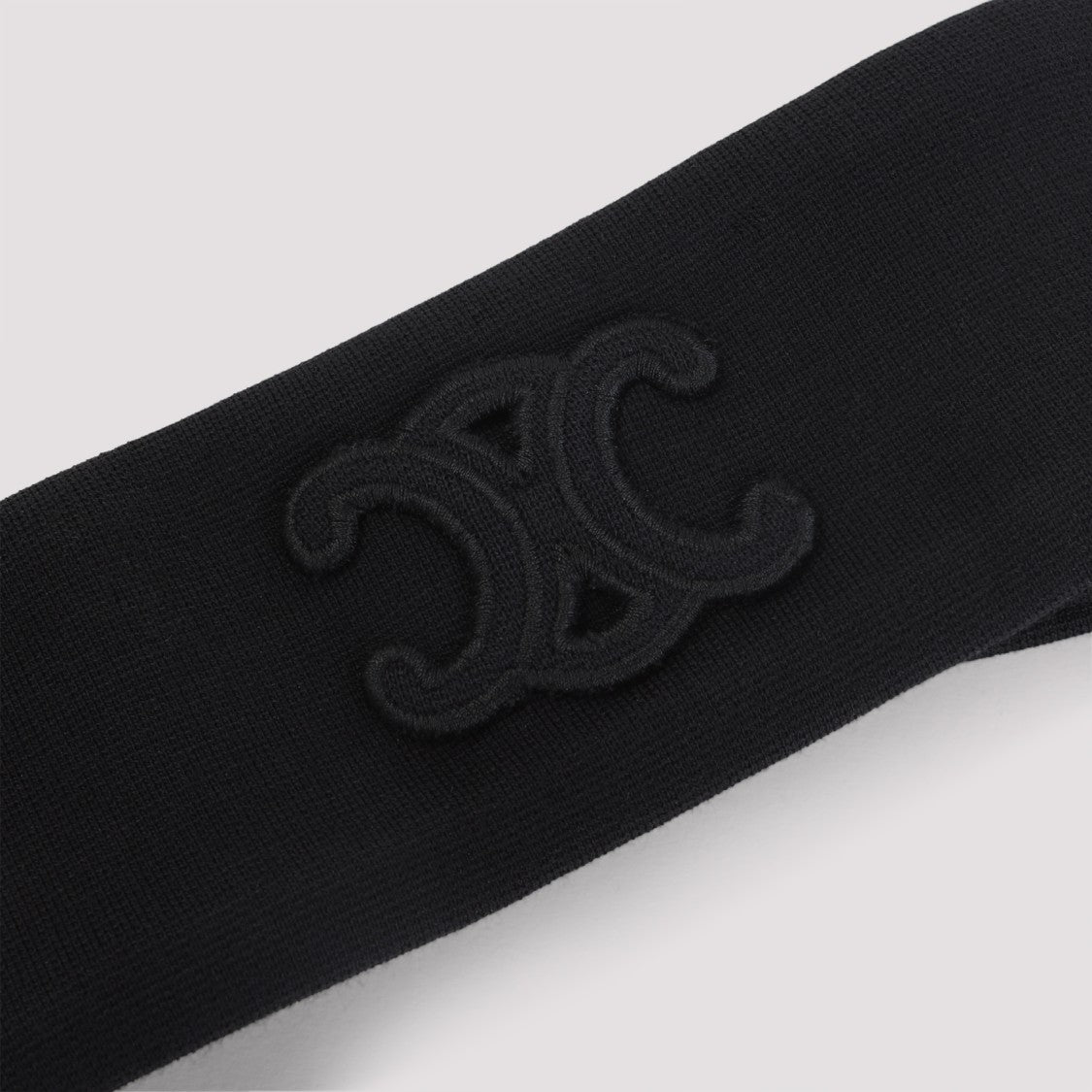 Celine Black Wool Headband