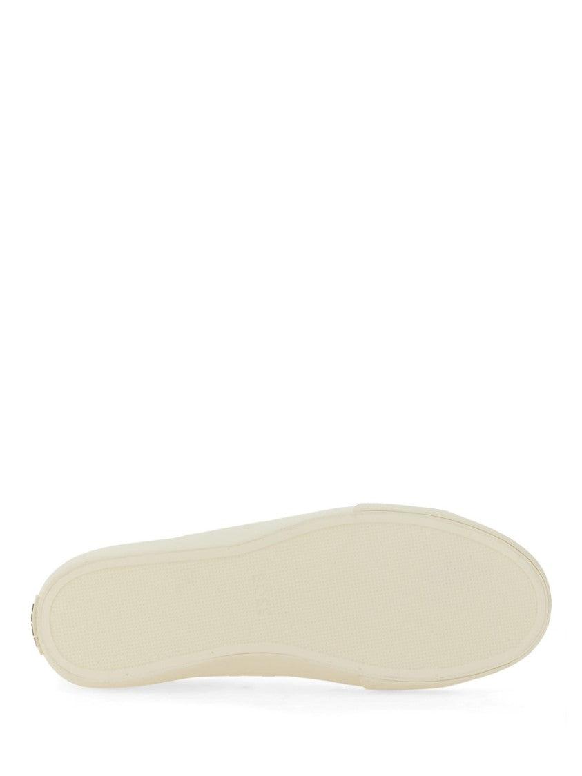 Boss Low-Top Leather Sneakers With Contrasting Stripes
