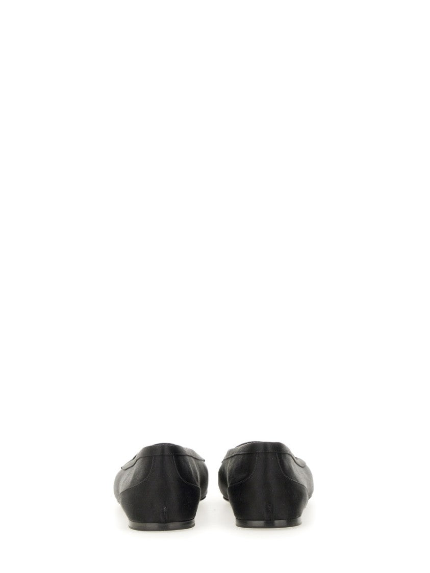 Saint Laurent Crepe Satin "Poppy" Ballerina