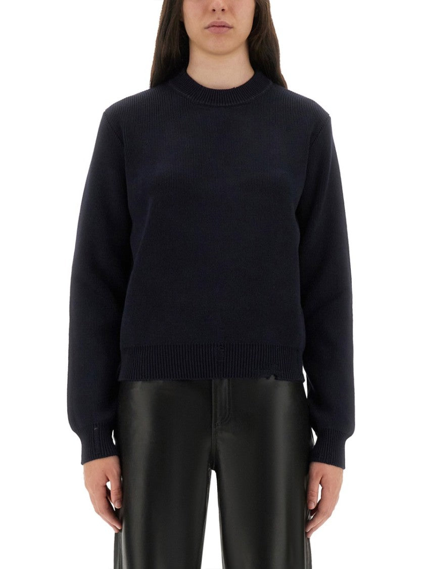 Golden Goose Classic Black Cotton Blend Sweater