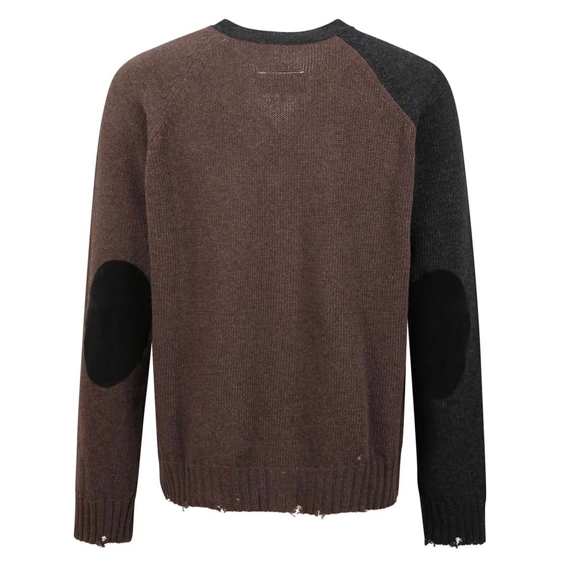 Mm6 By Maison Margiela Two-Tone Distressed Cardigan