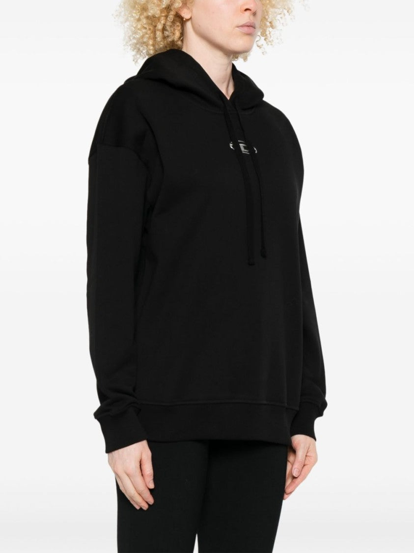 Diesel Relaxed Fit Black Cotton Sweatshirt