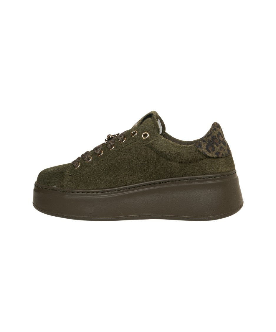 Gio+ Suede Sneakers With Platform Sole