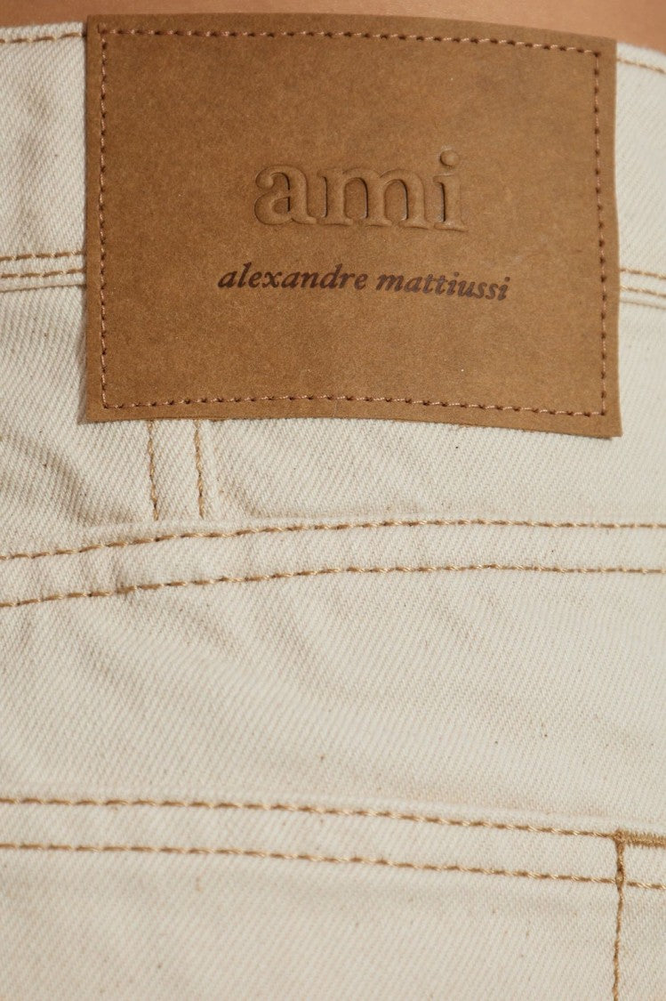 Ami Super Wide Leg Jeans With Relaxed Fit And Timeless Appeal