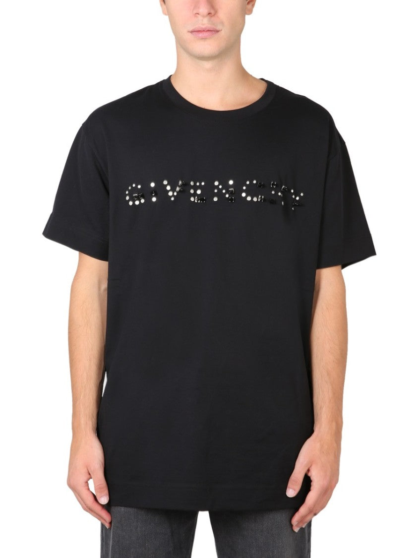 Givenchy Black T-Shirt With Bold Logo