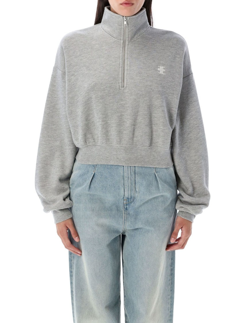 Eterne Half Zip Fleece Sweatshirt