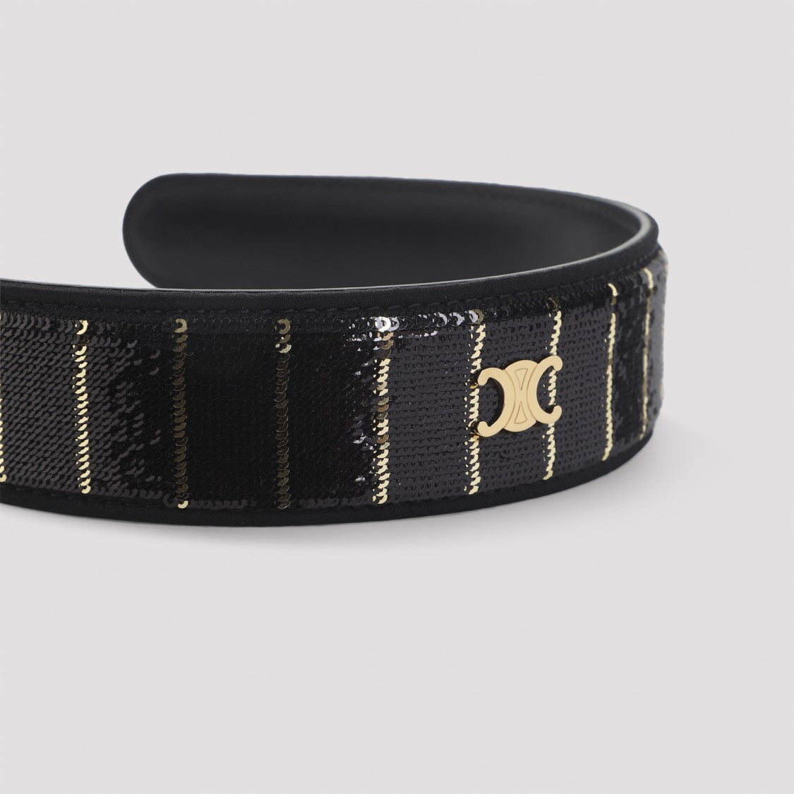 Celine Striped Sequins Headband