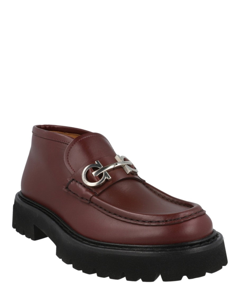 Ferragamo Geffer 2 Gancini Ankle Boots