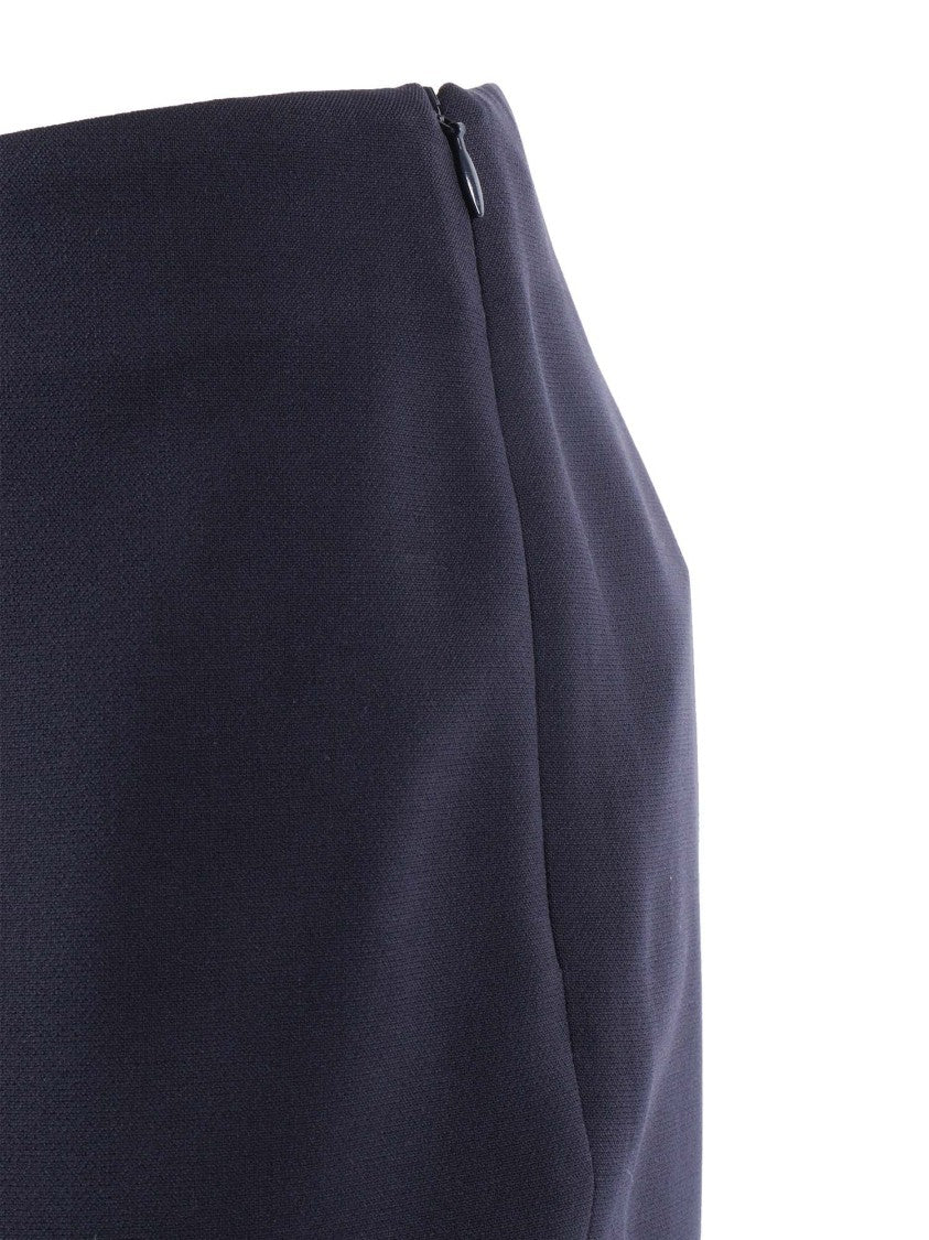 Peserico Slim-Fit Tailored Trousers With Side Zipper Closure