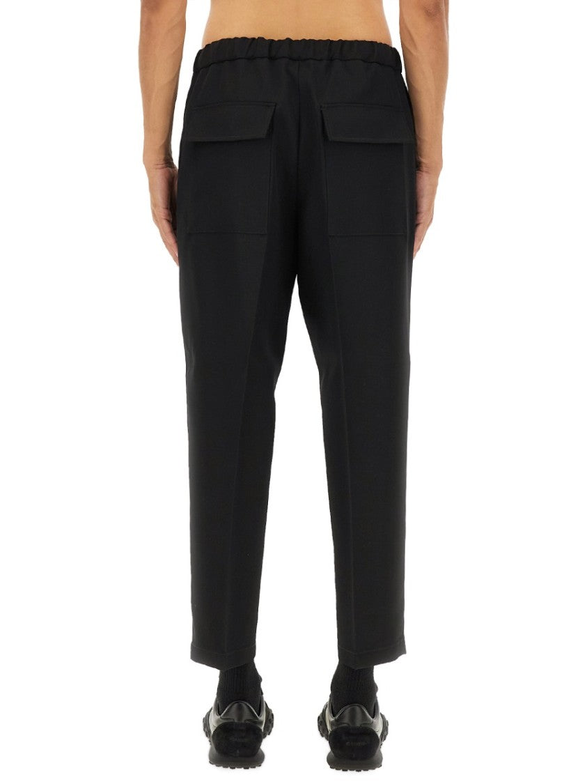 Jil Sander Tapered Pants In Italian Wool