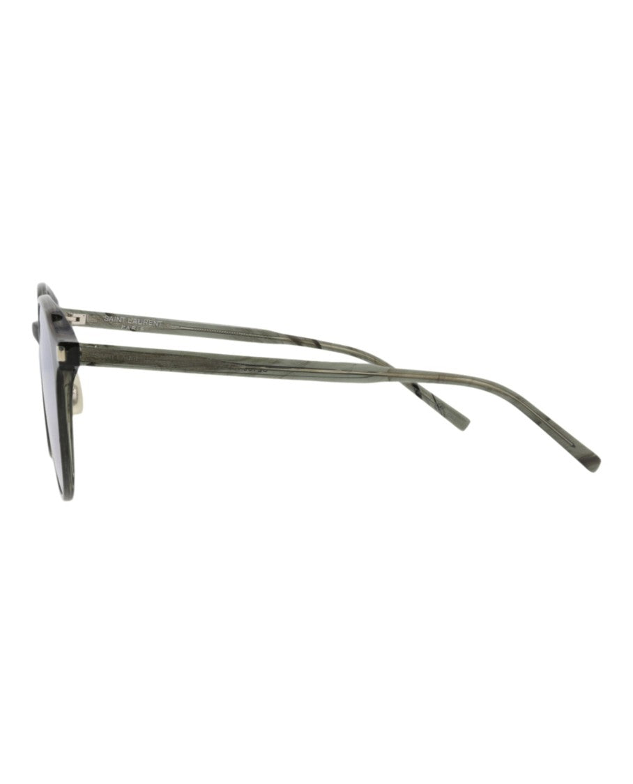 Saint Laurent Round-Frame Acetate Sunglasses With Non-Polarized Lens