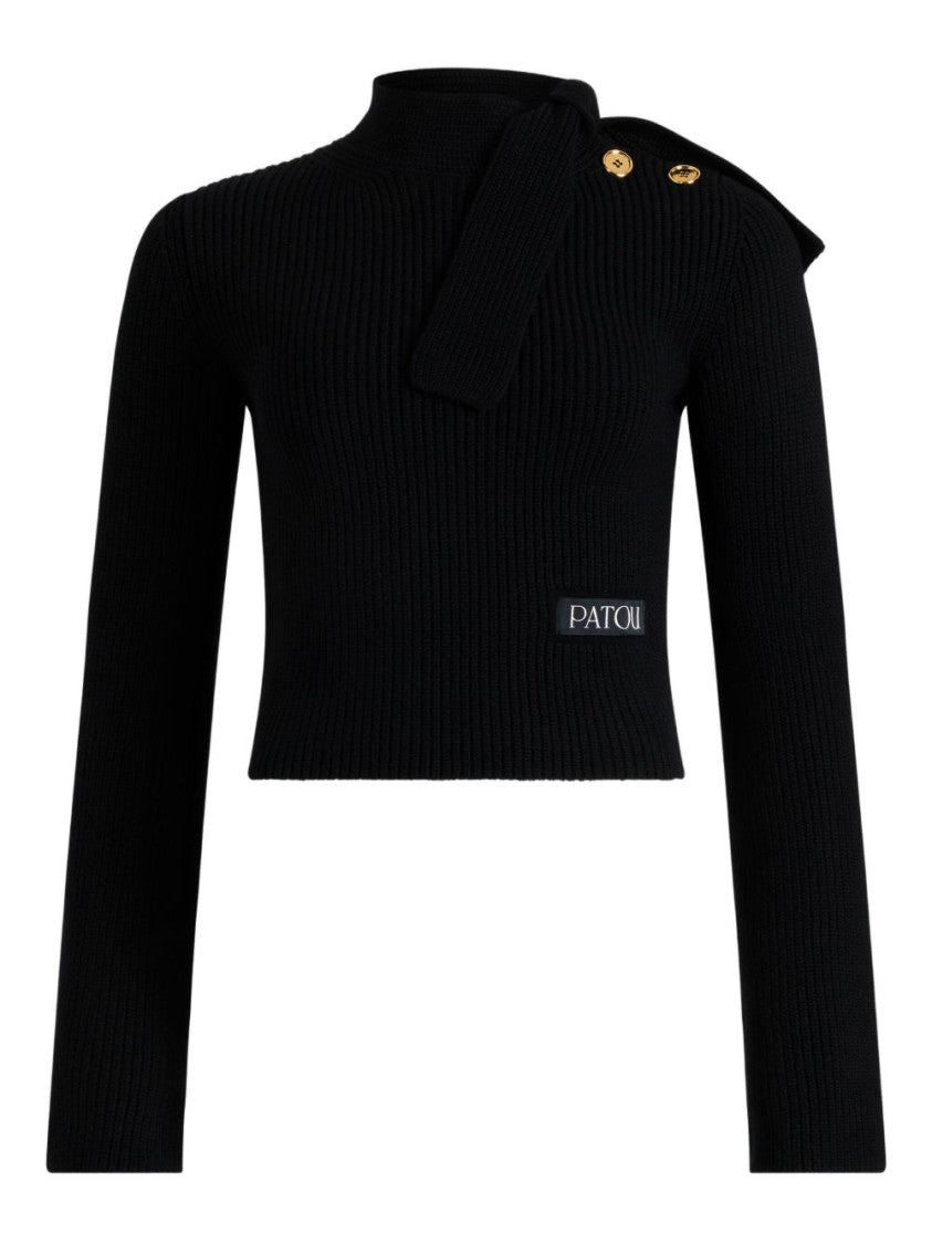Patou Ribbed Knit Sweater