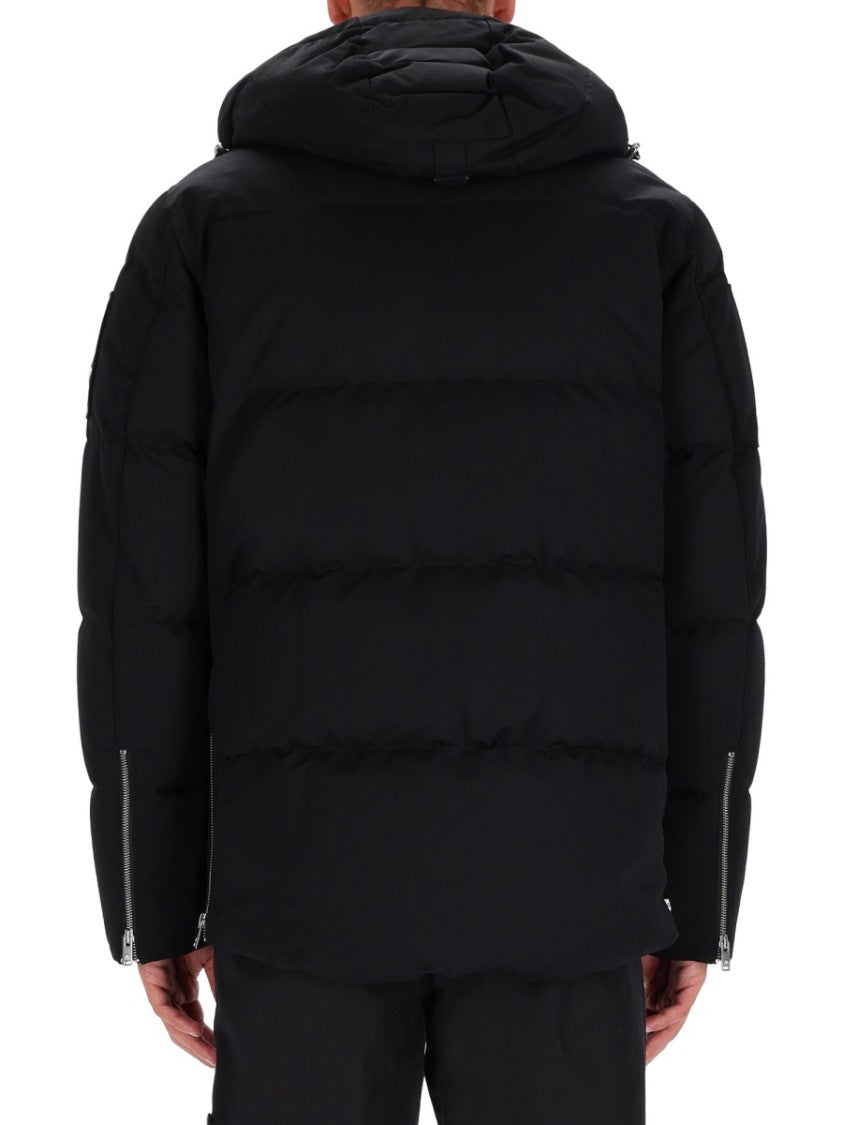 Moose Knuckles Quilted Black Puffer Jacket