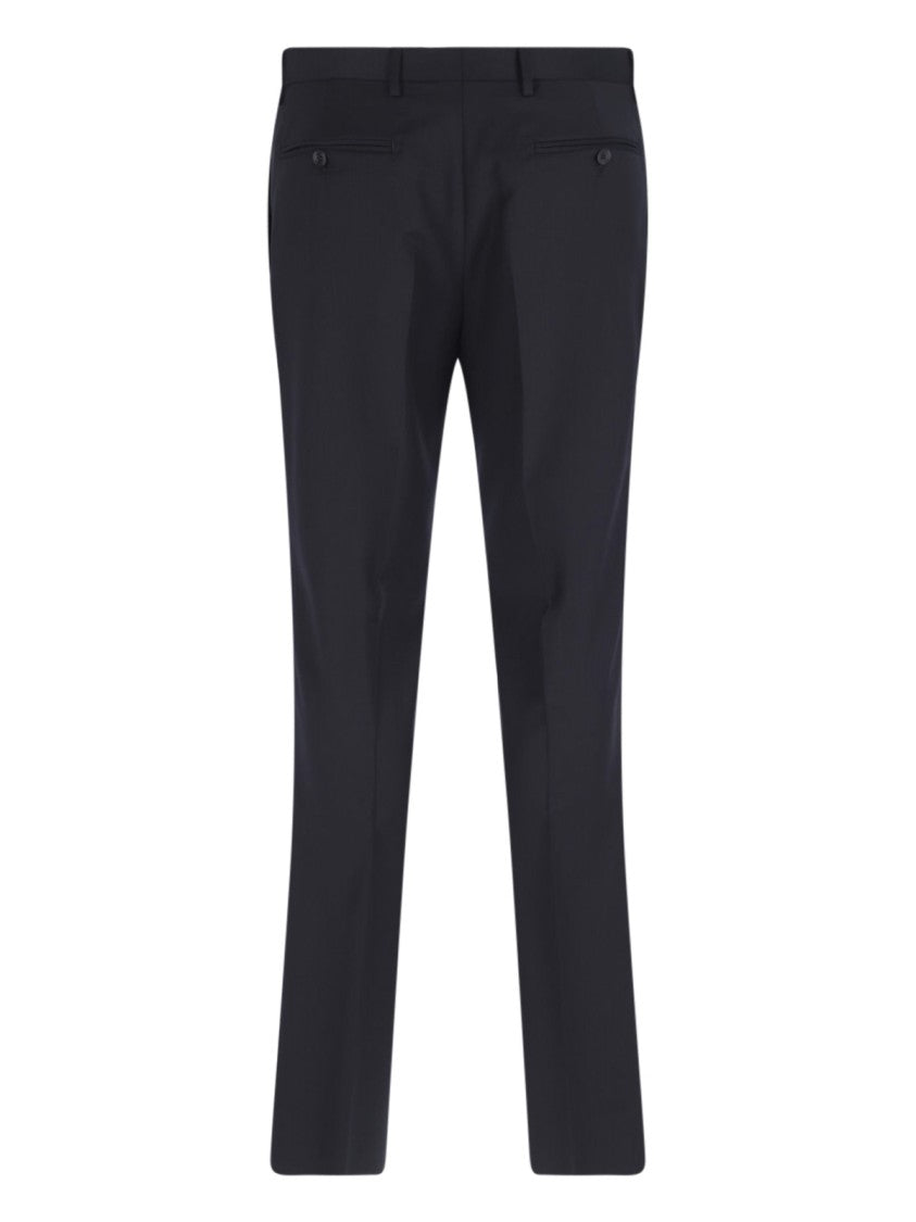 Tagliatore Double-Breasted Tailored Suit With Classic Navy Blazer