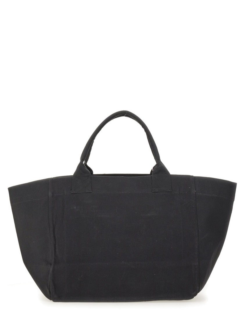 Ganni Banana Print Xxl Tote Bag With Spacious Interior