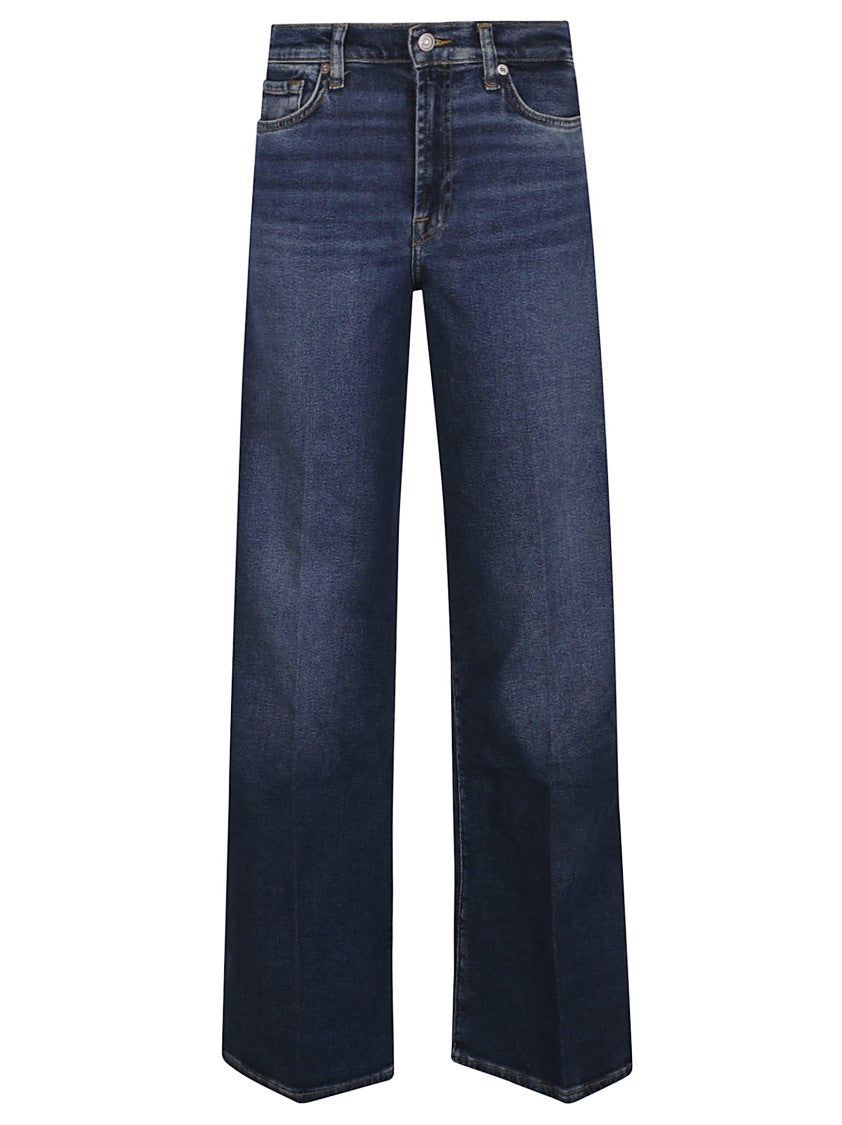 7 For All Mankind High-Waisted Wide Leg Jeans
