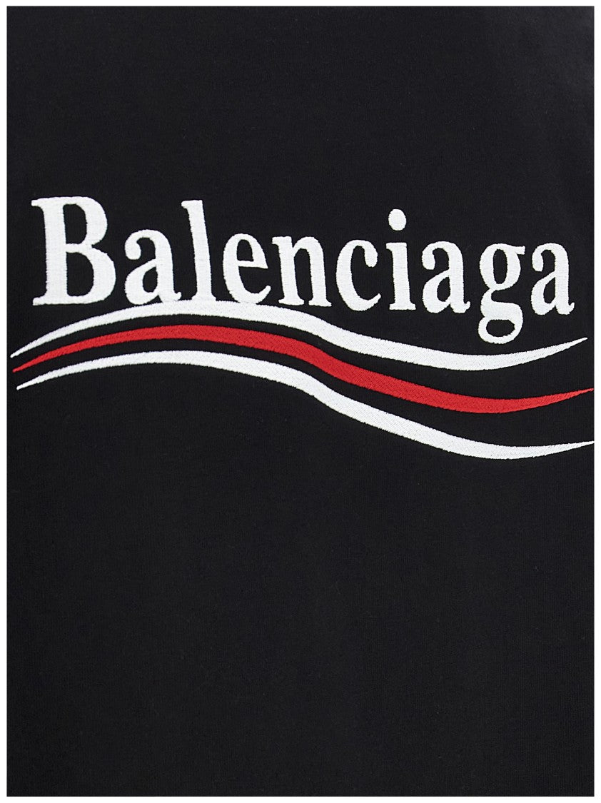 Balenciaga Logo Embroidery T-Shirt