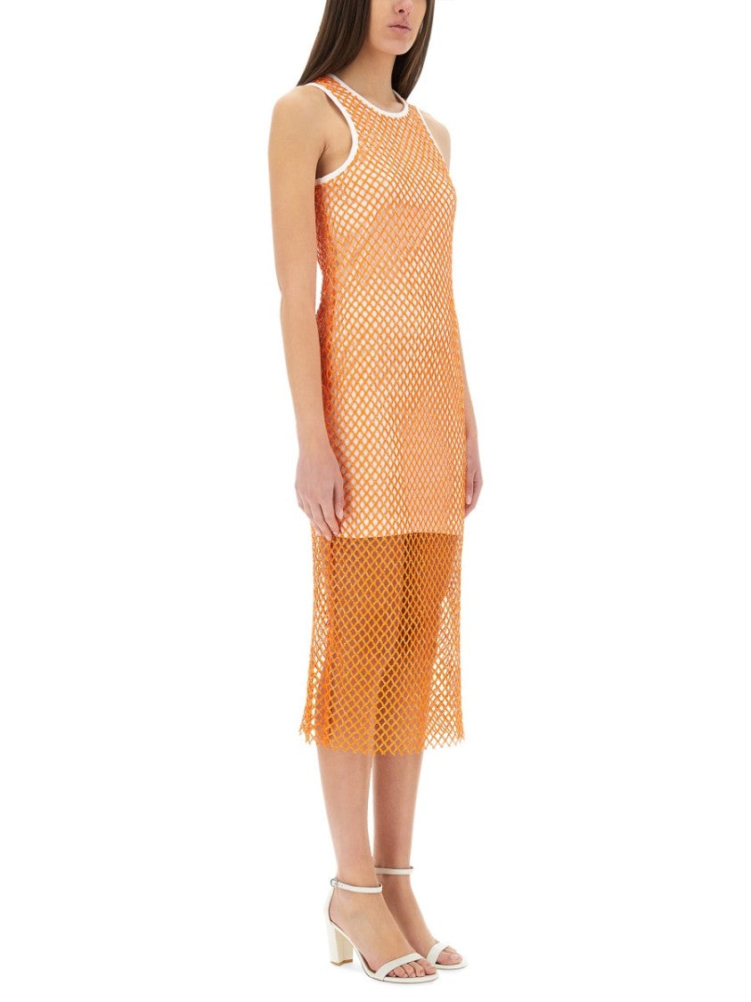 Moschino Mesh And Sequin Dress