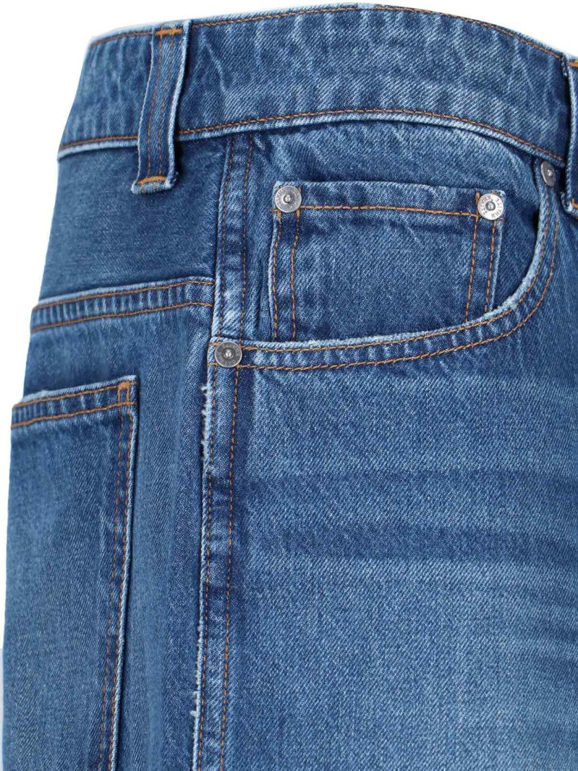 Khaite Straight Jeans – Blue