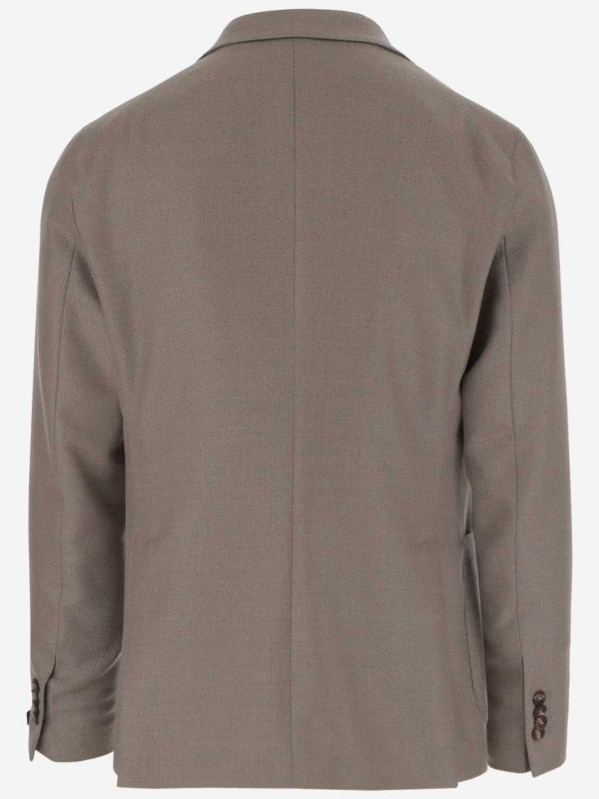 Tagliatore Single Breasted Wool Jacket