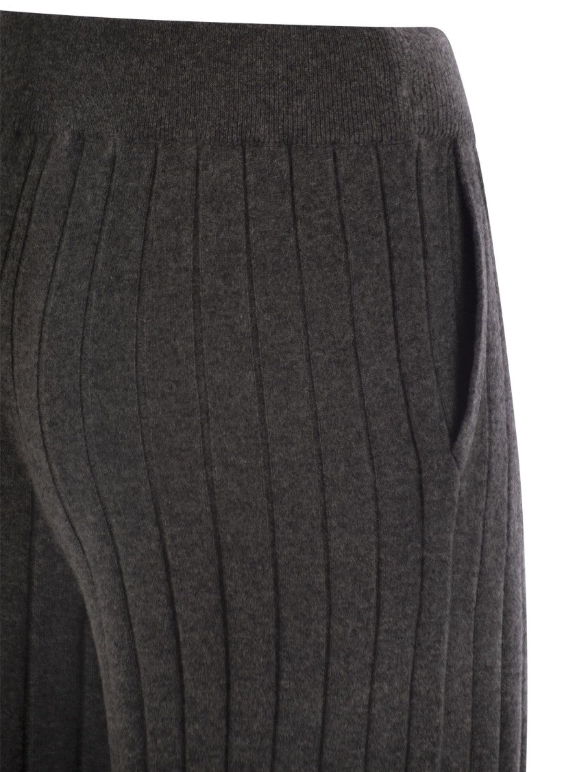 Brunello Cucinelli Pure Cashmere Knit Trousers
