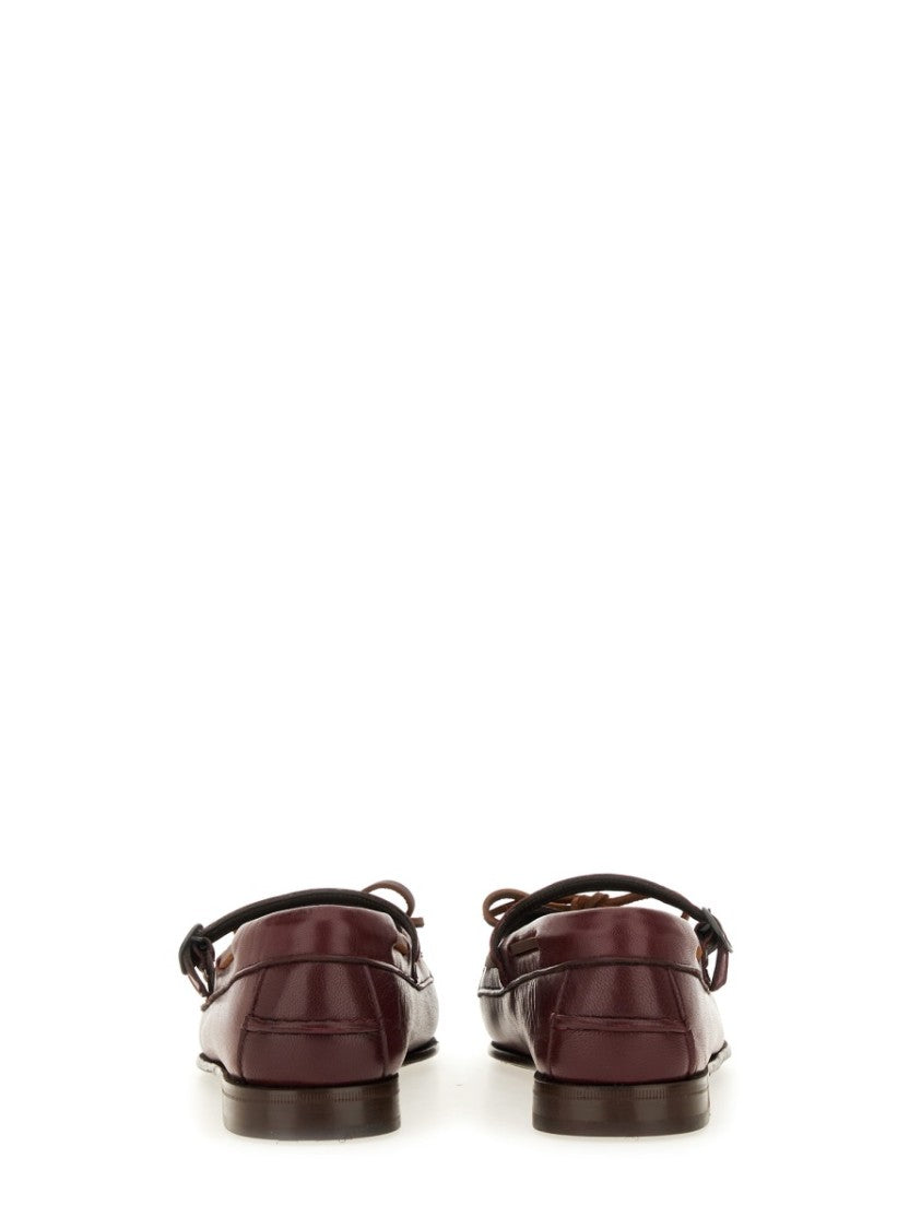 Hereu "Mary Jane Lorea Supple Shiny" Moccasins