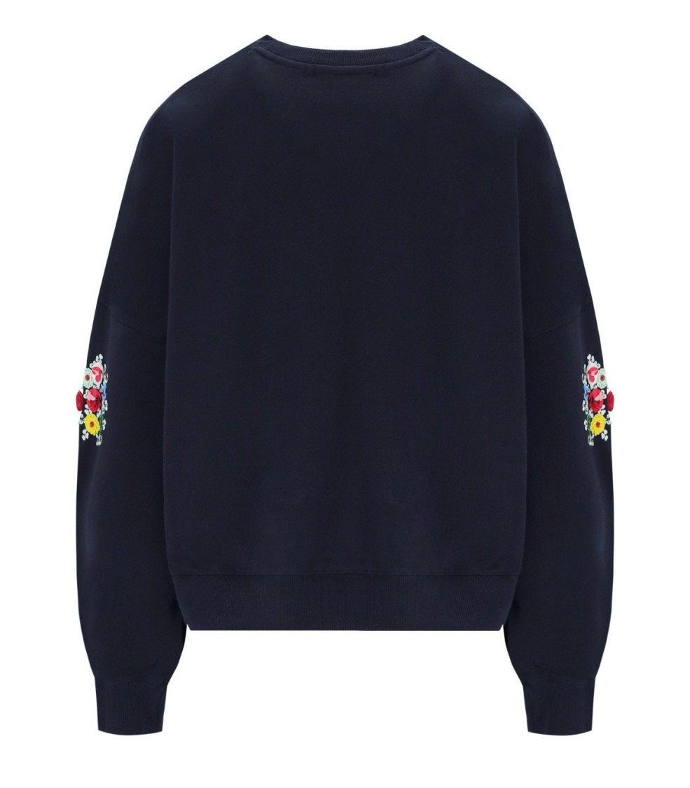 Essentiel Antwerp Itro Navy Blue Sweatshirt