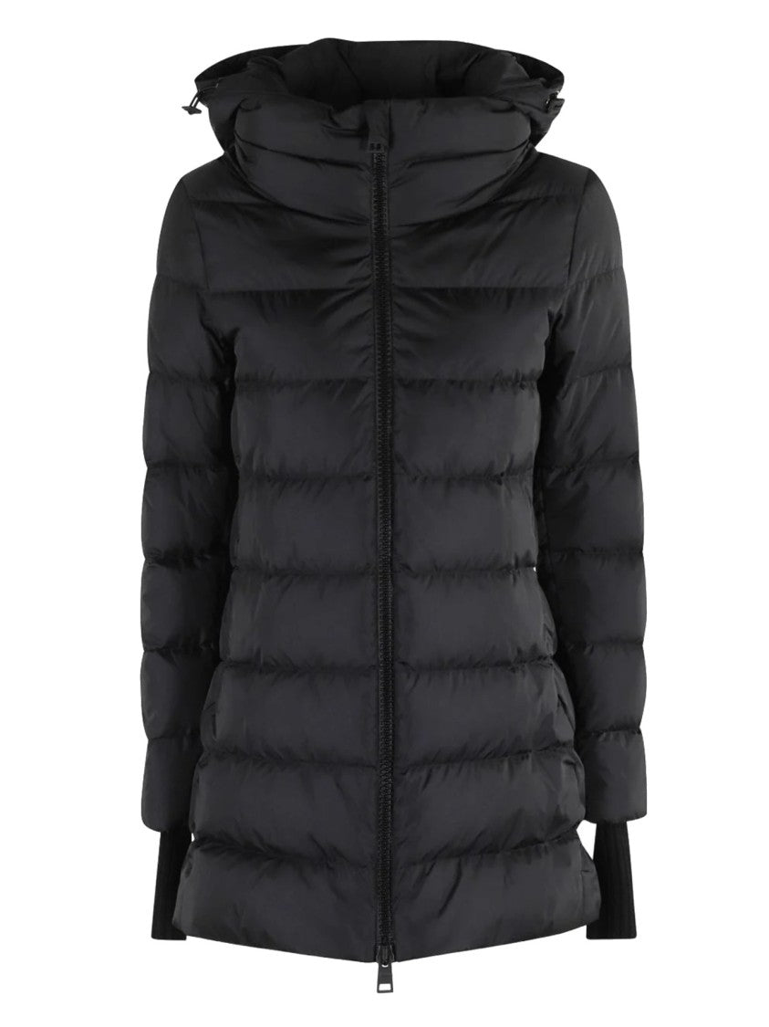 Herno Chamonix Down Jacket With Detachable Hood And Ribbed Cuffs