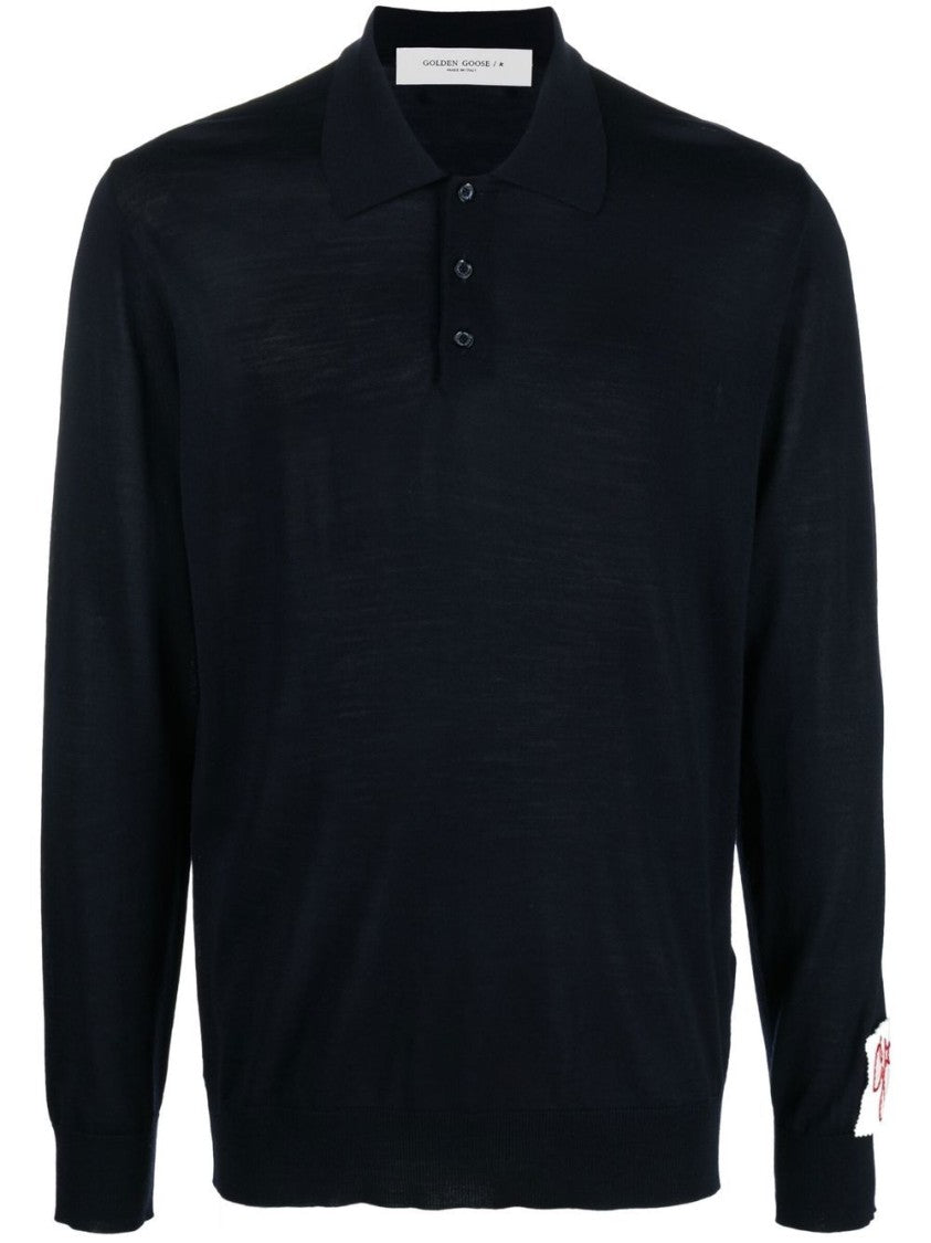 Golden Goose Wool Polo Shirt