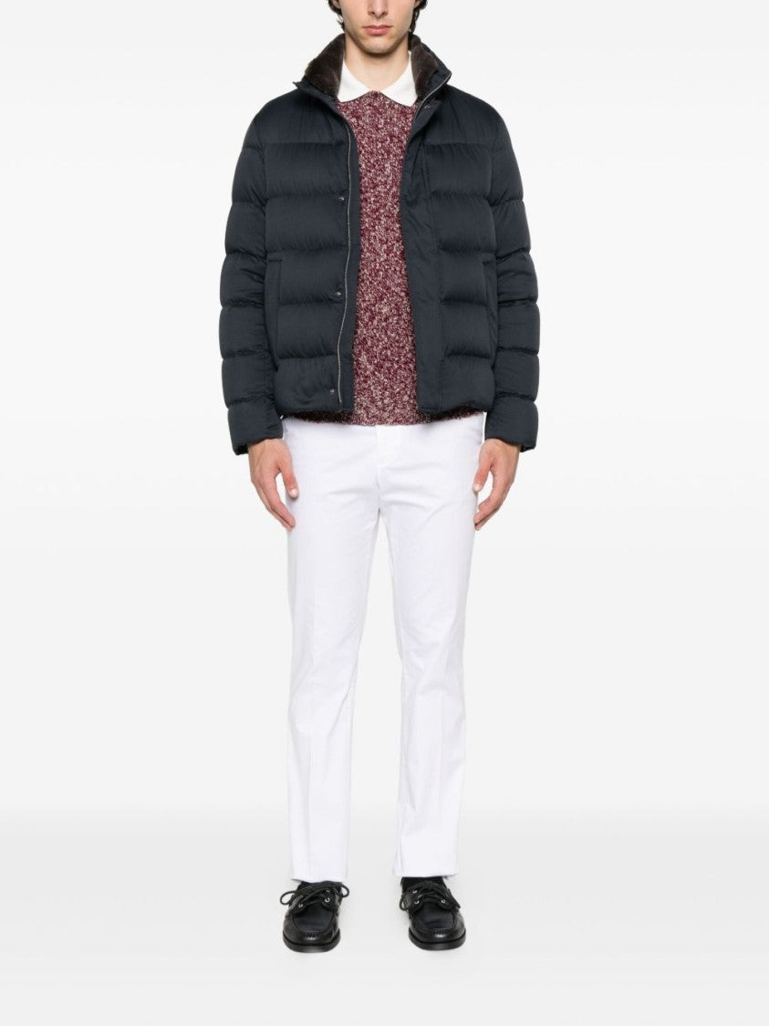 Herno Quilted Puffer Jacket With High Collar