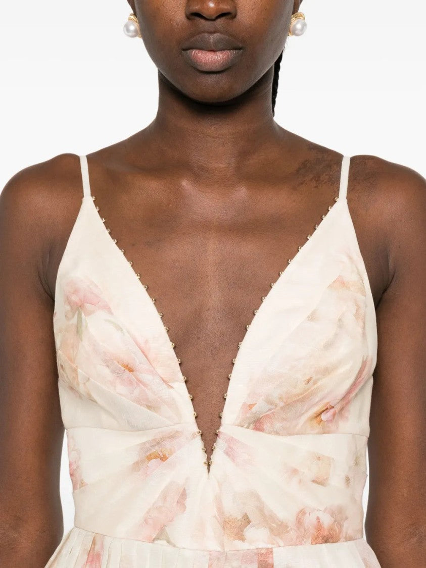 Zimmermann Hypnotic Trimmed Mini Dress