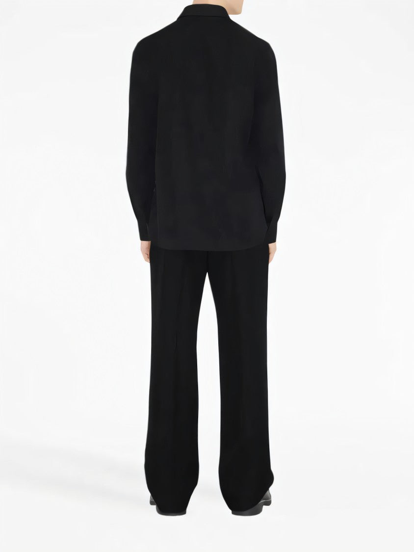 Burberry Long-Sleeved Shirt With Distinctive Check Interior