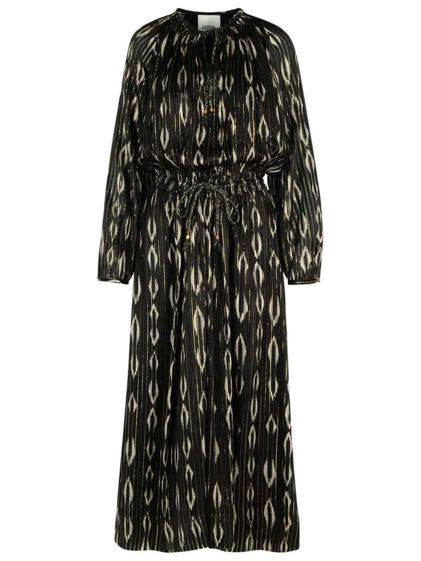 Isabel Marant Sana' Black Silk Dress