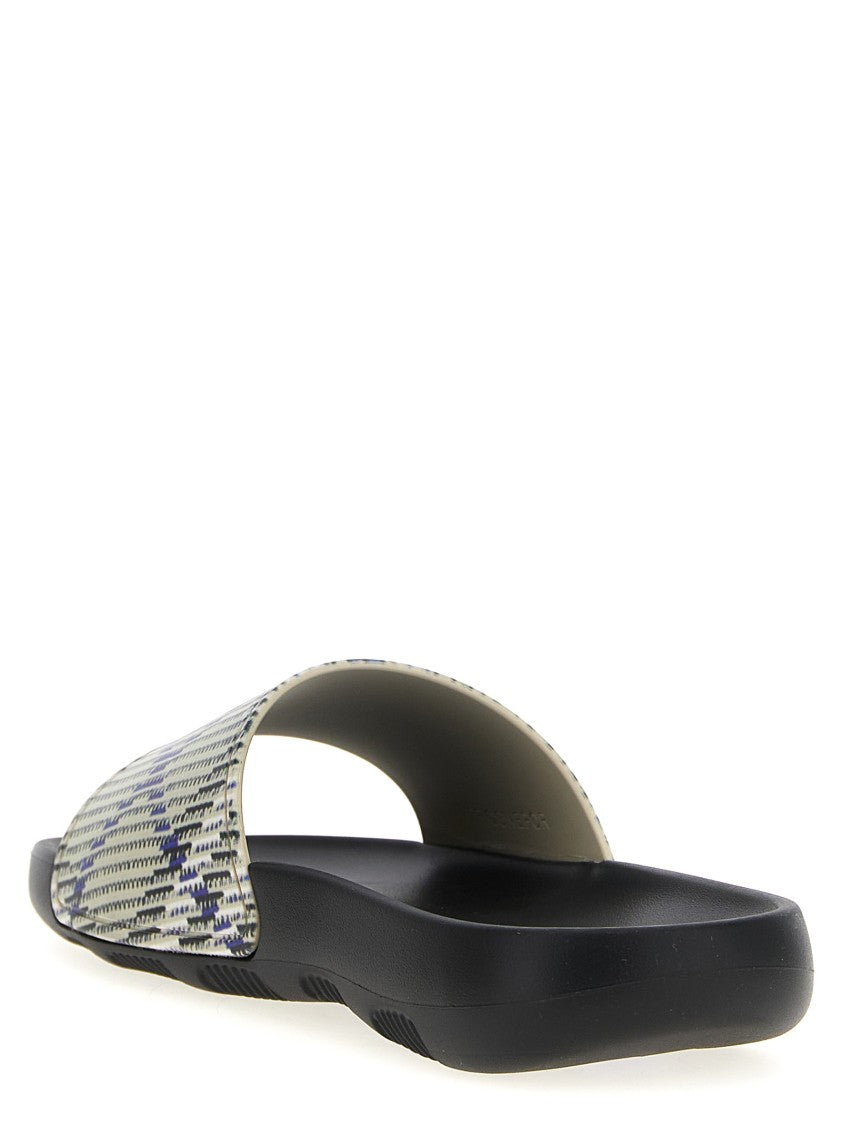 Burberry 'Dive Check' Sandals