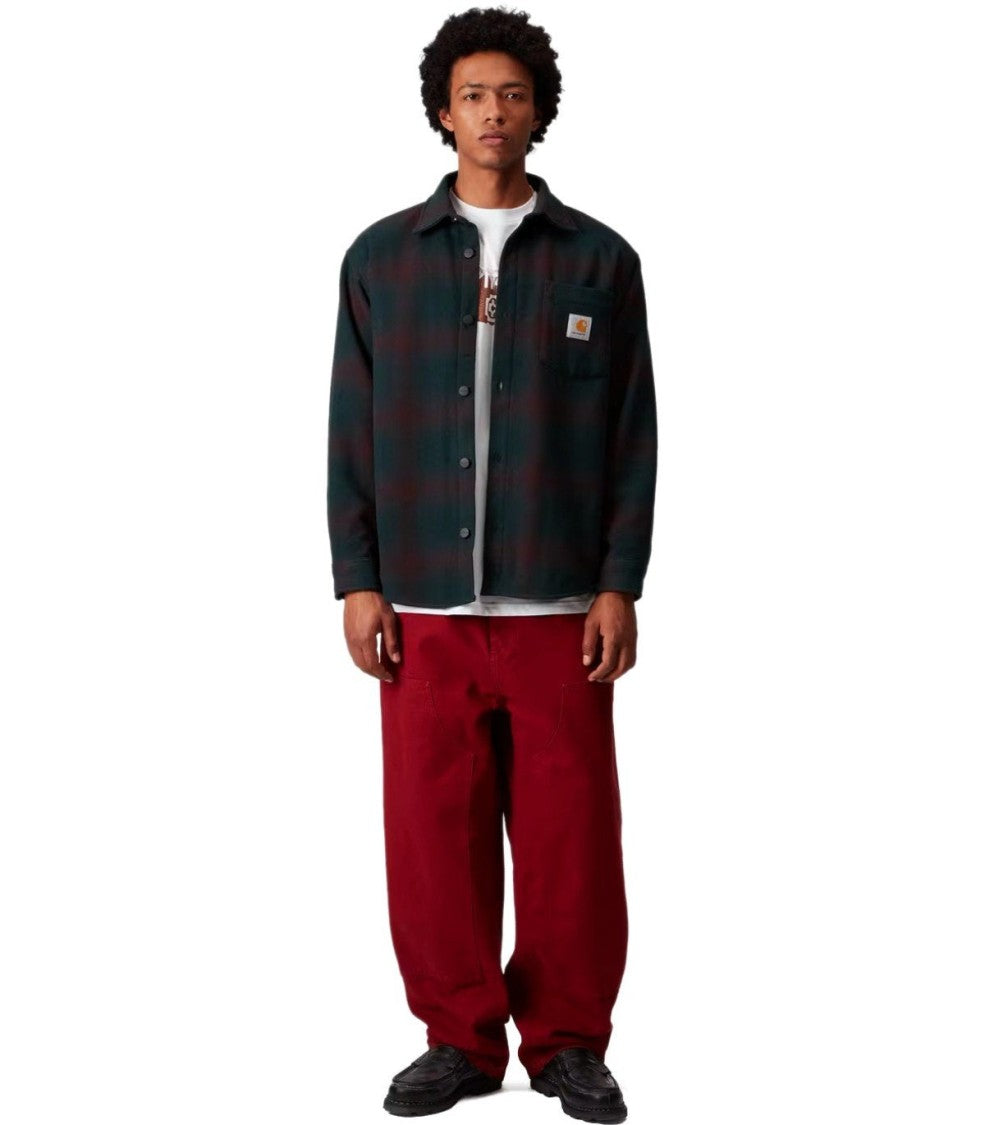 Carhartt Wip Brennan Check Teal Shirt Jacket