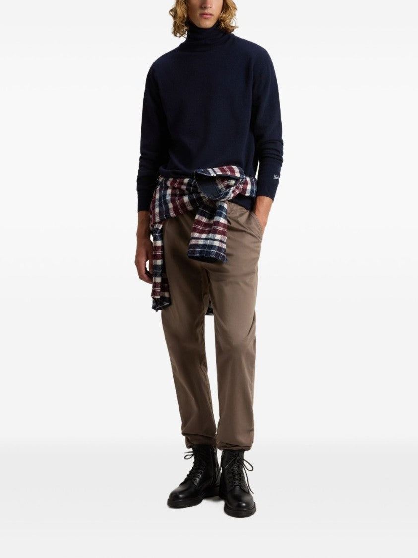 Woolrich Timeless Ribbed Knit Sweater With Comfortable Fit