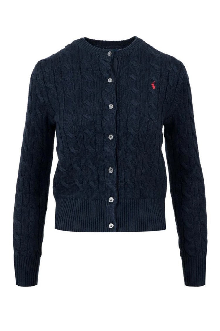Polo Ralph Lauren Sky Cable Knit Sweater With Round Neckline