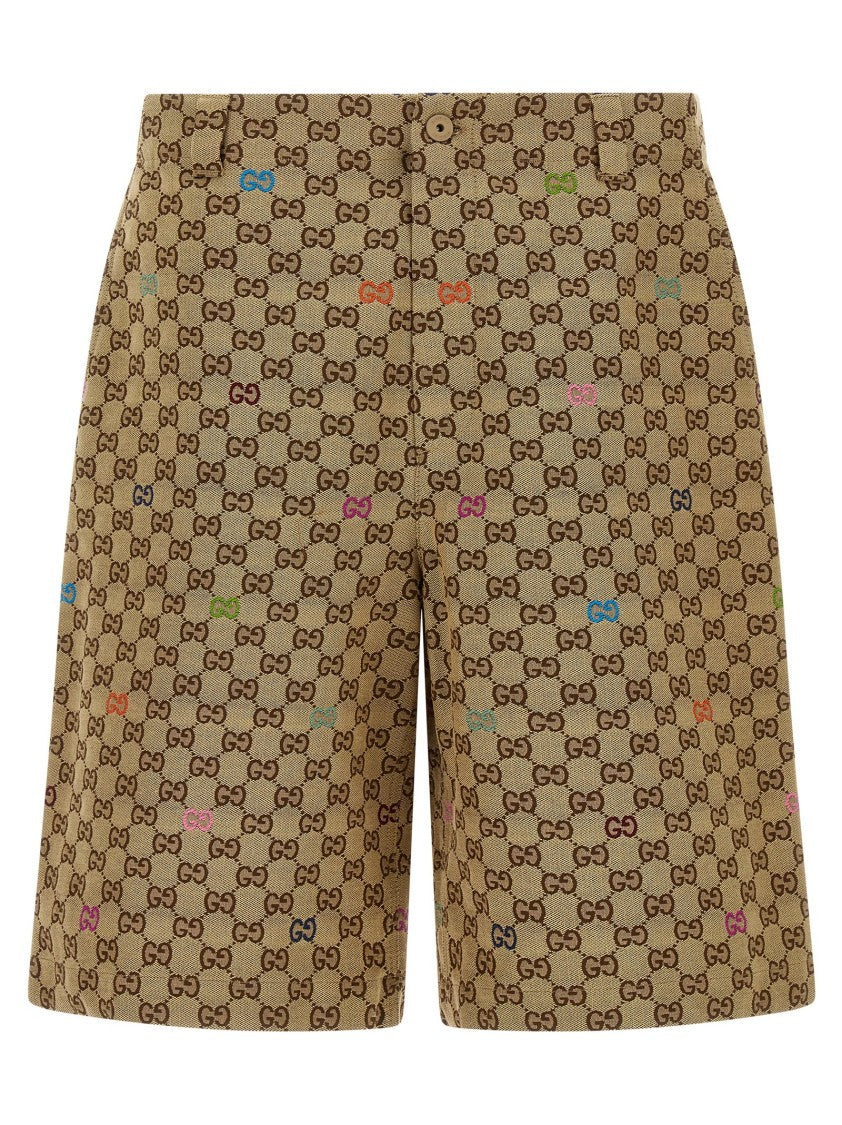 Gucci Multicolor Fil Coupé Bermuda Shorts