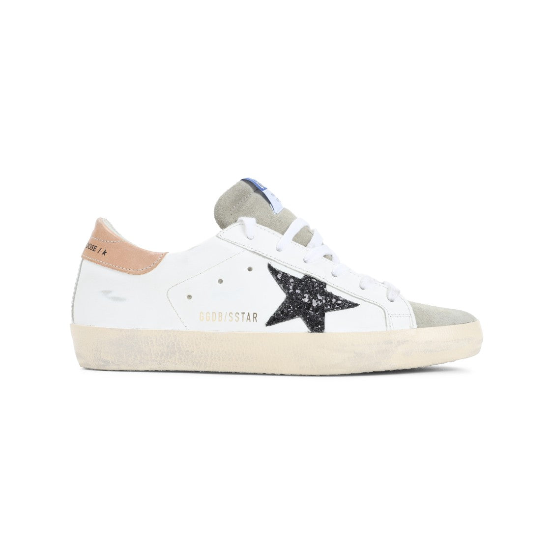 Golden Goose White Leather Low-Top Sneakers With Contrasting Accents