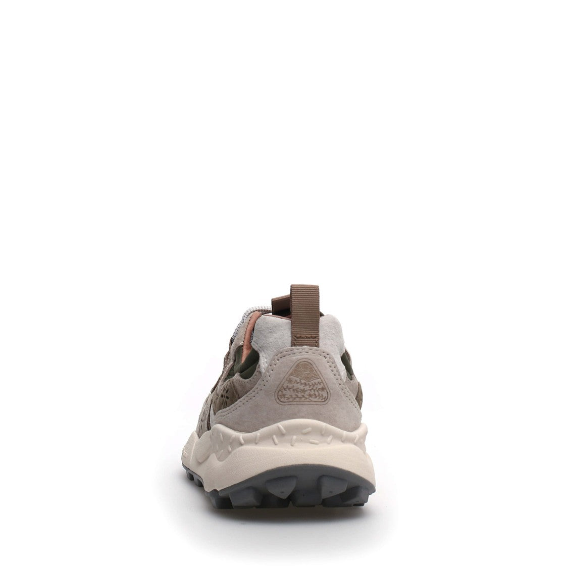 Wilton Yamano Sneakers In Off White/Beige Suede And Military Nylon