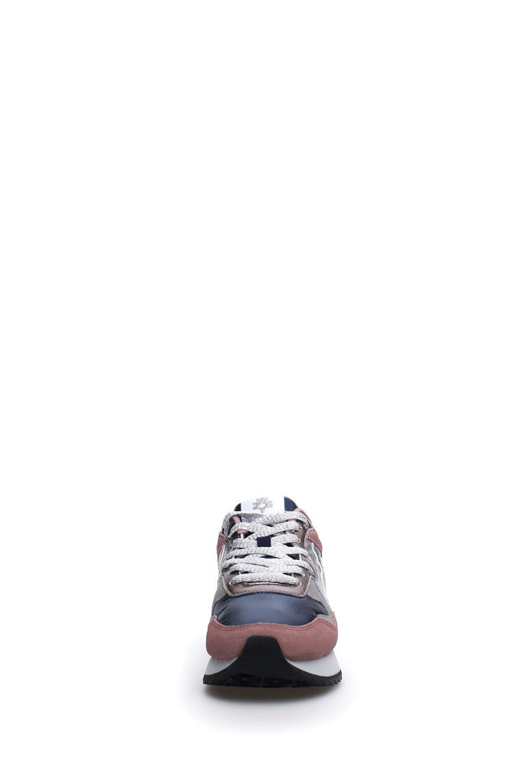 W6yz Technical Fabric And Eco Leather Sneaker