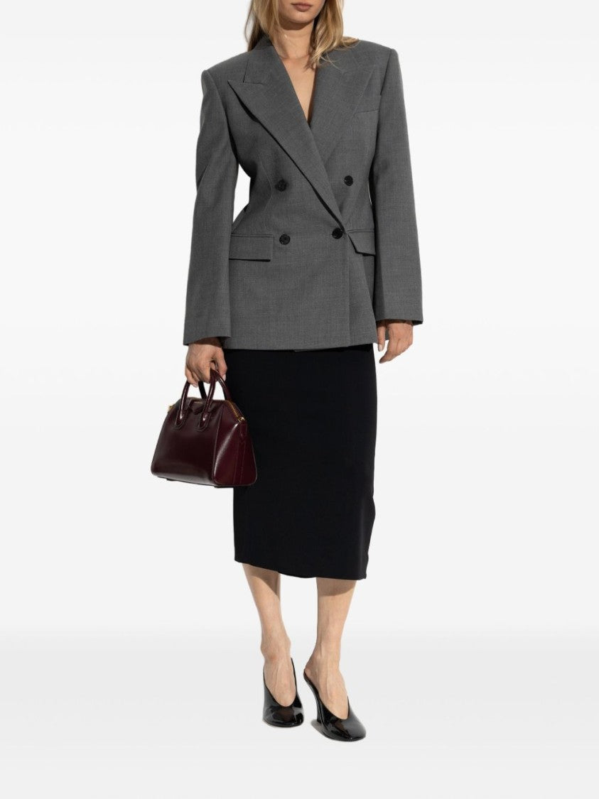 Givenchy Fitted Black Skirt With Mid-Calf Length
