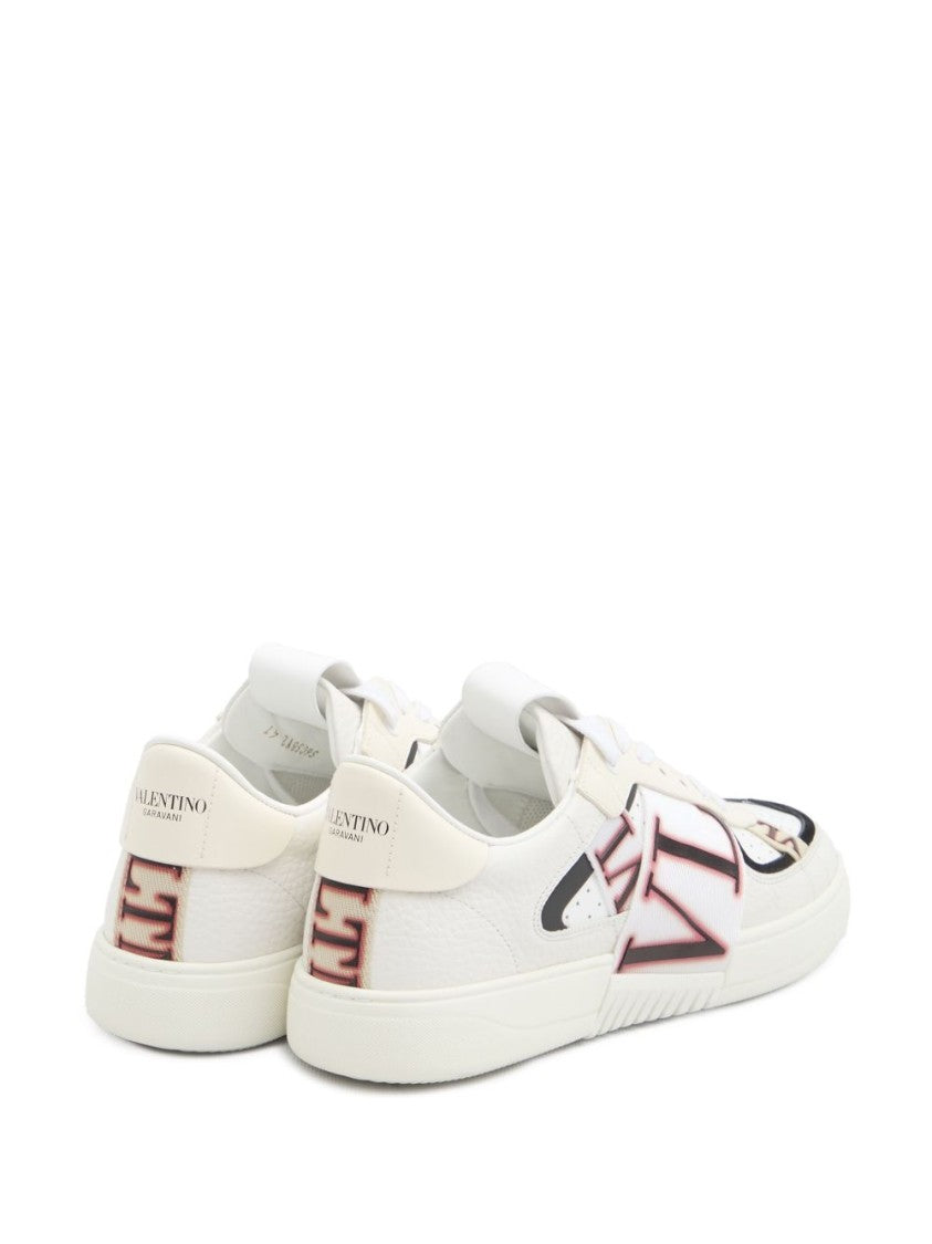 Valentino Garavani White Sneakers With Front Lace-Up