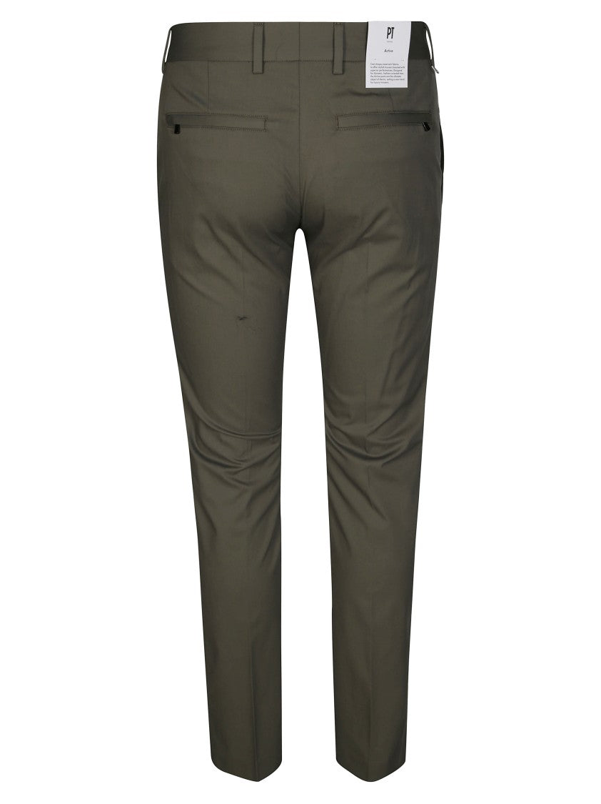 Pt01 Tailored Straight-Leg Pants With Clean Aesthetic