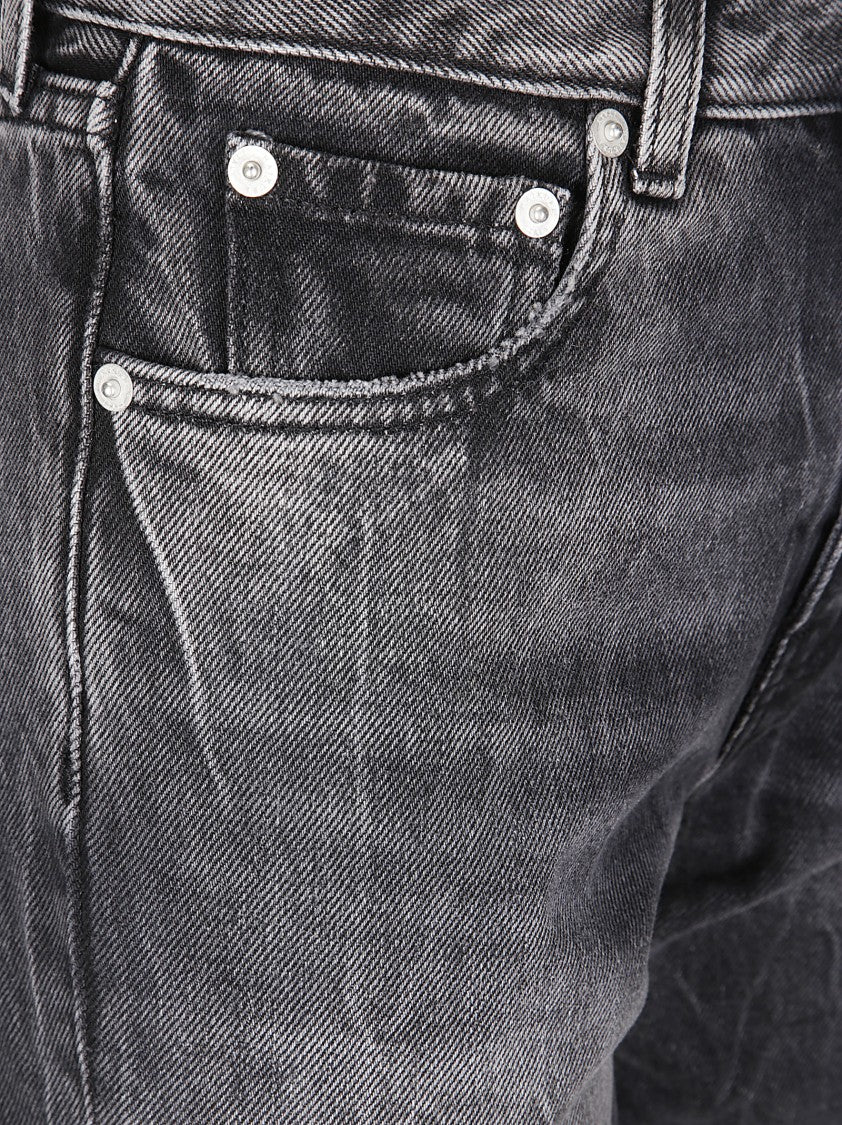 Haikure Vintage-Inspired Black Jeans With Classic Five-Pocket Design